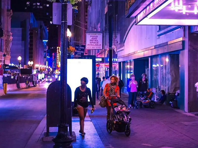 Boston street life