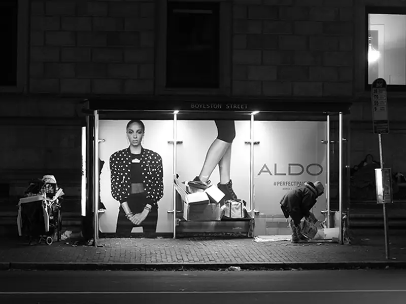 Boston urban scene